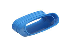 Wavin Ventiza Codo 45 grados PVC ovalado 195x80 mm vertical M/M