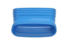 Wavin Ventiza Codo 45 grados PVC ovalado 195x80 mm vertical M/M