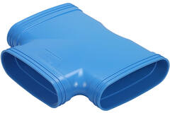 Wavin Ventiza Tubo en T 90 grados PVC ovalado 195x80 mm M/M/M