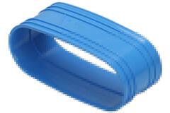 Wavin Ventiza Unión de pegamento PVC ovalada 235x80 mm M/M