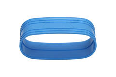 Wavin Ventiza Conector deslizante de PVC ovalado 235x80 mm M/M