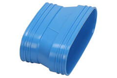 Wavin Ventiza Transición PVC ovalada 235x80 mm a 195x80 mm M/M