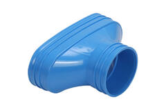Wavin Ventiza Transición PVC ovalada 195x80 mm a 80 mm M/M