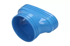 Wavin Ventiza Transición PVC ovalada 195x80 mm a 125 mm M/M