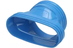 Wavin Ventiza Transición PVC ovalada 235x80 mm a 160 mm M/M