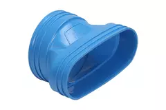 Wavin Ventiza Transición PVC ovalada 235x80 mm a 160 mm M/M