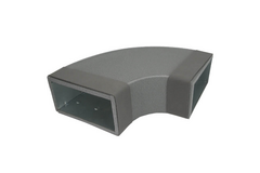 Termoducto codo 90 grados 220x80 mm horizontal