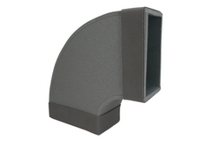 Termoducto codo 90 grados 220x80 mm horizontal