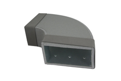 Termoducto codo 90 grados 220x80 mm horizontal