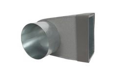 Termoducto lepe esquinero simple simétrico 220x80 mm a diámetro 160 mm