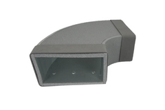 Termoducto codo 90 grados 300x80 mm horizontal
