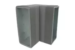 Termoducto codo 90 grados 170x80 vertical para canalización