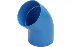 Wavin Ventiza curva 45 grados PVC redondo por diámetro 160 mm M/S