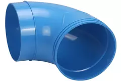 Wavin Ventiza curva 90 grados PVC redondo 160 mm M/S