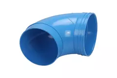 Wavin Ventiza curva 90 grados PVC redondo 160 mm M/S