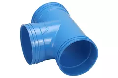 Wavin Ventiza Accesorio en T 90 grados PVC redondo por diámetro 125 mm M/M/M