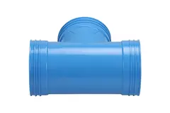 Wavin Ventiza Accesorio en T 90 grados PVC redondo por diámetro 125 mm M/M/M