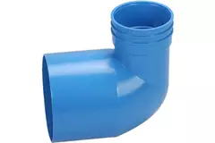 Wavin Ventiza terminal 90 grados PVC redondo 125x80x70 mm M/M