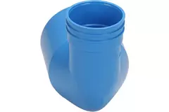 Wavin Ventiza terminal 90 grados PVC redondo 125x80x70 mm M/M