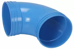 Wavin Ventiza curva 90 grados PVC redonda 125 mm M/M