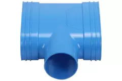 Wavin Ventiza Accesorio T de PVC ovalado 195x80 mm M/M/M