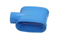 Wavin Ventiza Accesorio T de PVC ovalado 195x80 mm M/M/M