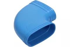 Wavin Ventiza Codo 90 grados PVC ovalado 195x80 mm horizontal M/M