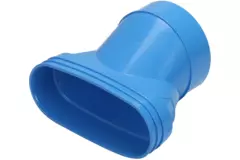 Wavin Ventiza Transición PVC ovalada 195x80 mm a 125 mm excéntrica M/S