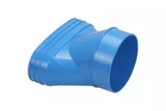Wavin Ventiza Transición PVC ovalada 195x80 mm a 125 mm excéntrica M/S