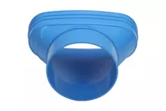 Wavin Ventiza Transición PVC ovalada 195x80 mm a 125 mm excéntrica M/S