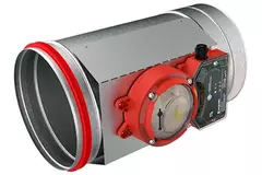 Sensor de humo 230V para compuerta cortafuegos redonda 125 mm - E-FDC A SSA D125 230