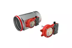 Sensor de humo 230V para compuerta cortafuegos redonda 125 mm - E-FDC A SSA D125 230