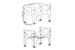 Silla de montaje Itho Daalderop VMC HRU 350