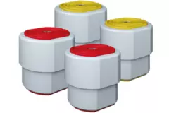 Kit de vibración ClimaConnect 3.2 rojo/amarillo, con muelle, para unidades de hasta 120 KG