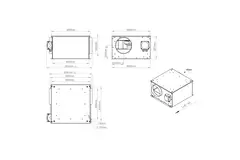 Ventilador tubular aislado 200 mm - ISORX 200 EC K 01