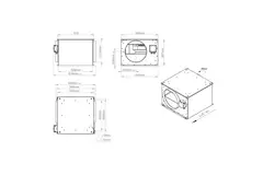 Ventilador tubular 315 mm aislado - ISORX 315 EC K 01