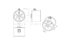 Ventilador axial de 800 mm - AL 800 D4 05 CFG