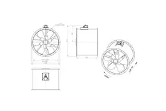 Ventilador axial de 800 mm - AL 800 D6 03 CFG
