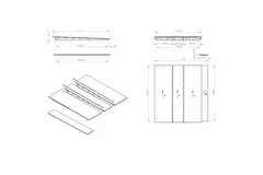 Toldo de lluvia para instalación exterior - RD ROTO K 12600 H T BG2