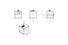 Motor ventilador de caja flujo lineal exterior - MPC TI 500 EC K01
