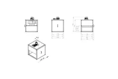 Motor ventilador de caja flujo lineal exterior - MPC TI 560 EC K01