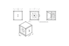 Motor del ventilador de la caja flujo de aire externo - MPC T 400 D4 I K 01