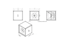 Caudal de aire exterior del motor del ventilador de caja - MPC T 560 D4 K01