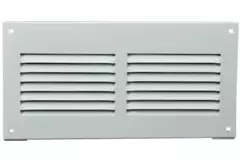 Ranura metálica rectangular 200x100 blanco - MR2010