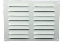 Ranura metálica rectangular 260x190 blanco - MR2619