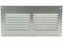 Ranura metálica rectangular 200x100 zinc - MR2010ZN