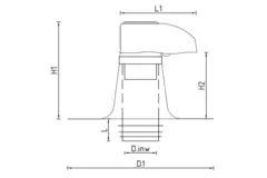 Paso de conducción 3000 DW 140 mm con PVC