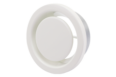 Válvula de escape de ventilación 125 mm con muelles metálicos - EAV-C125 RAL9010