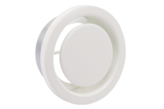 Válvula de escape de aire 100 mm con muelles metálicos - EAV-C100 RAL9010