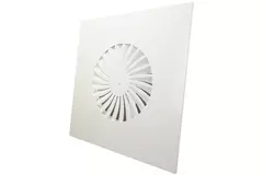 Difusor rotacional de aletas fijas 400mm cuadrado - SWS400 RAL9010